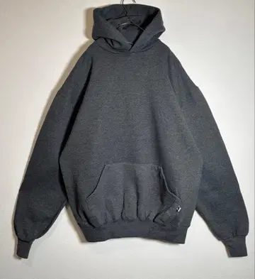 Russell Athletic 무지 멕시코제 XL 속기모 후드티