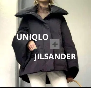 인기 UNIQLO +J 질 샌더 하이브리드 다운 네이비 L