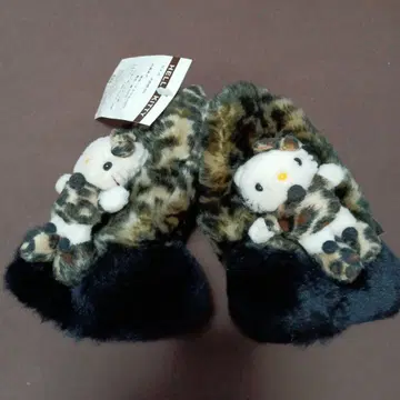 초레어 Sanrio 헬로키티 레오파드 무늬 장갑 키즈 SS 2001