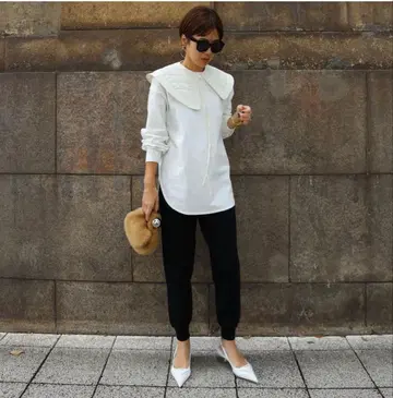 마차트 니트 팬츠 블랙