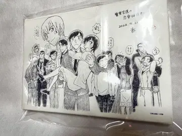 명탐정 코난 경찰관들의 사랑 모양 아트 보드 캔버스 전원 서비스