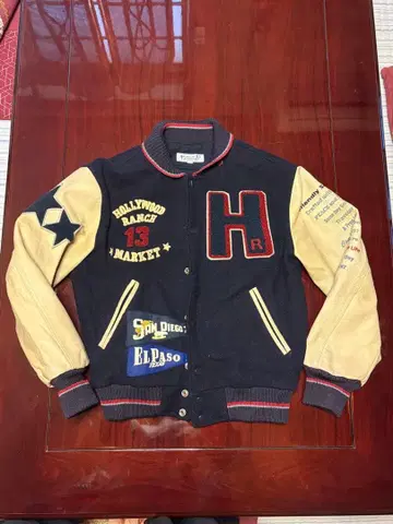 할리우드 런치 마켓 HIGH! STANDARD 바시티 자켓 M