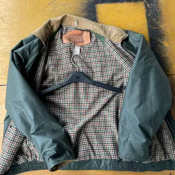 울 리치 자켓 그린 골동품