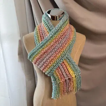 핸드메이드 머플러 다이소 파티시에 믹스 케이크 파스텔 3