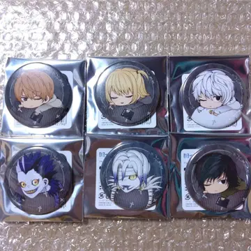 DEATH NOTE 후와민 미니 캐릭터 캔뱃지 6개 세트