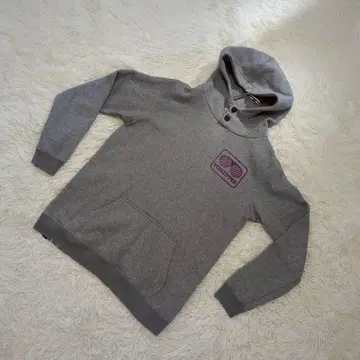 VONZIPPER 풀오버 후드티 그레이 x 퍼플 M 사이즈