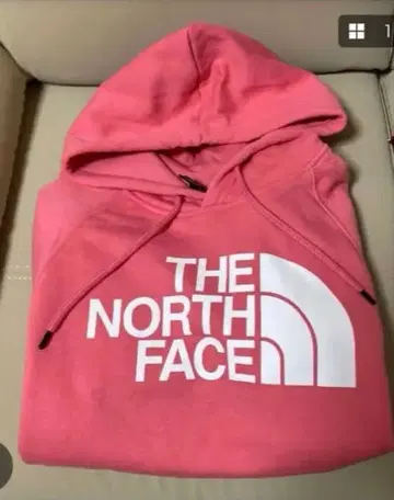 THE NORTH FACE 후드 맨투맨 핑크 L