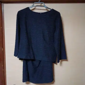 다크 블루 셋업 스커트 포함