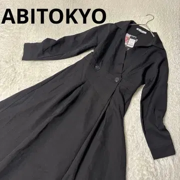 [택 포함 새상품 빅 사이즈] ABITOKYO 긴팔 셔츠 원피스 롱