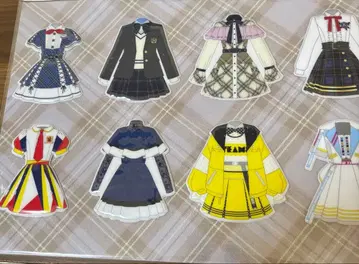 AKB48 미니 의상전 굿즈 팀8 의상 씰