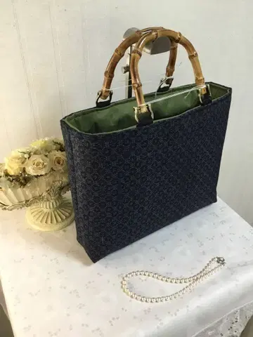 핸드메이드 리메이크 오시마 명주 가방 토트백 109