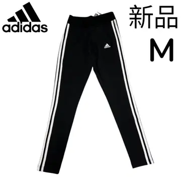 [새상품] ADIDAS 블랙/화이트 레깅스 M사이즈