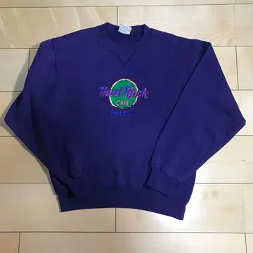 하드 록 카페 맨투맨 퍼플 L