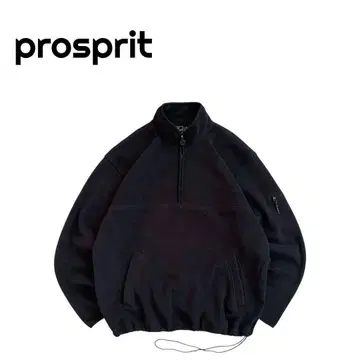 [ 새상품급 ] prosprit 90s 하프 지퍼 플리스 자켓 드로 코드