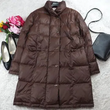 G4678*도쿄 스타일 다운 코트 다운 자켓 브라운 9