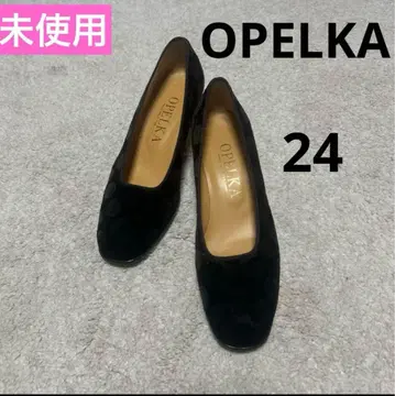 미사용 OPELKA 스웨이드 펌프스