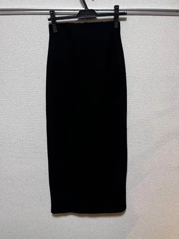 Loungdress 분또 ZIP 타이트 스커트 블랙