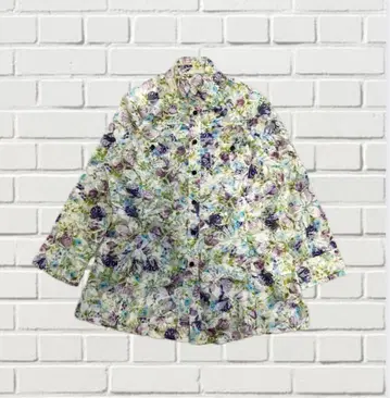 꽃무늬 긴팔 셔츠