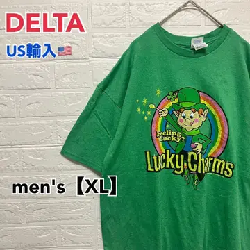 T529 [ US 수입 ] 델타 티셔츠 그린 계열 men's [ XL ]