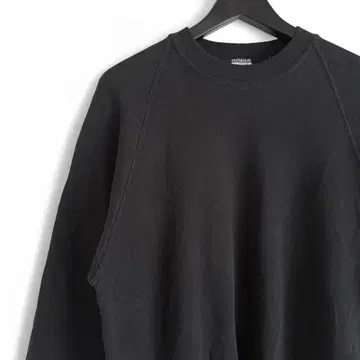 90s 빈티지 JERZEES USA제 무지 맨투맨 블랙 I11