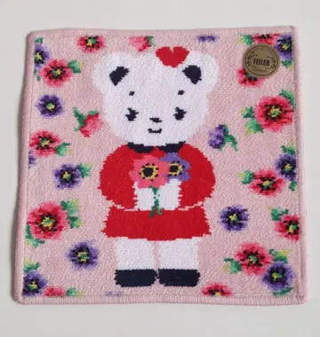 페이러 패밀리아 콜라보 한정판 손수건 리아짱 미사용 새상품