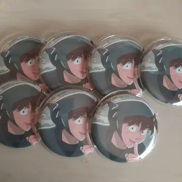 닌타마 란타로 SEGA 럭키 쿠지 도이 한스케 캔뱃지 묶음 판매 7점