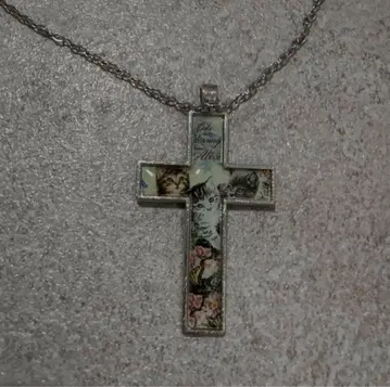십자가 고양이 y2k 그런지 펑크 necklace archive