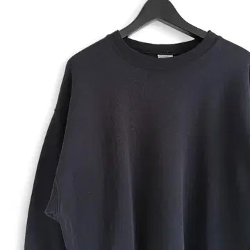 90s 빈티지 SOFFE 무지 블랙 맨투맨 심플 XL O3