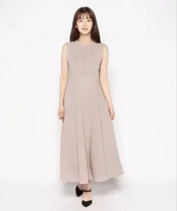 theory luxe 슬리브리스 드레스