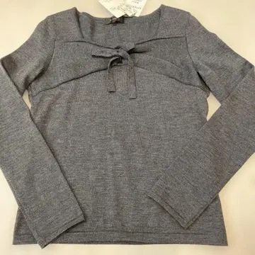 Reflect 그레이 리본 포함 니트 9호