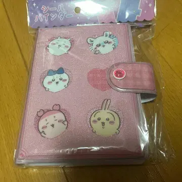 치이카와 (먼작귀) 씰 바인더 씰북 하트 핑크 하치와레 모몽가