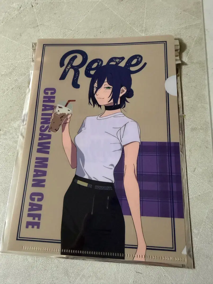 Chainsaw Man Reze Japan Collaboration Cafe Acrylic File