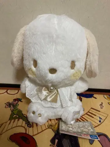 산리오 포차코 봉제 인형 화이트