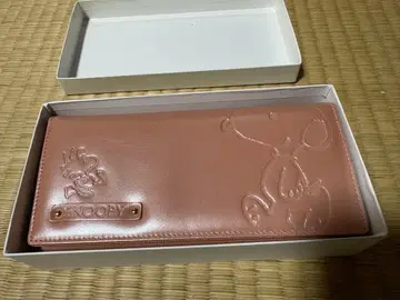 스누피 장지갑 핑크