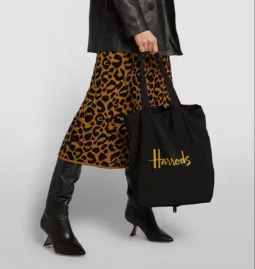 해롯 에코백 블랙 토트백