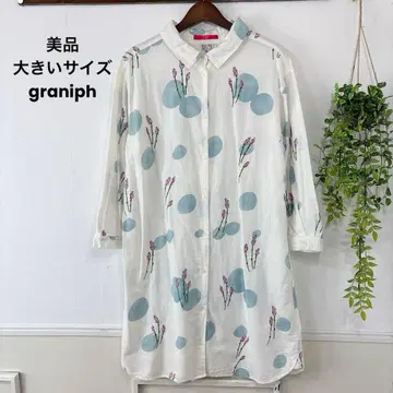 새상품급 빅 사이즈 graniph 그라니프 자수 플라워