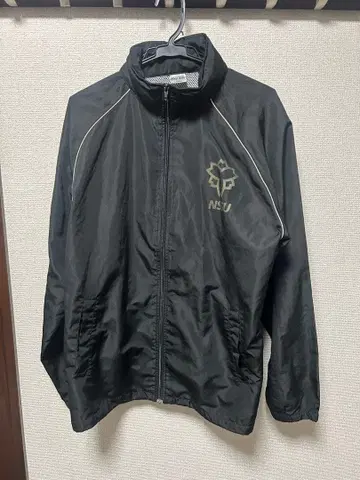 블랙 나일론 자켓 일체대