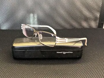 마사키 마츠시마 Masaki Matsushima 안경 티타늄 화이트