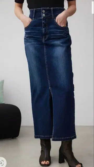 새상품급 AZUL DENIM 하이웨스트 스커트 M