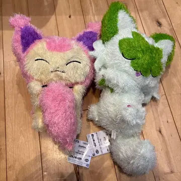 포켓몬스터 모후굿토 쿠츠로기타임 봉제 인형 냐오하 에네코 2종