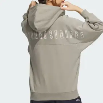 풀 집업 후드티 그레이 아디다스