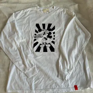 TONY Taiz Sun 미키마우스 롱 슬리브 화이트 XL B급