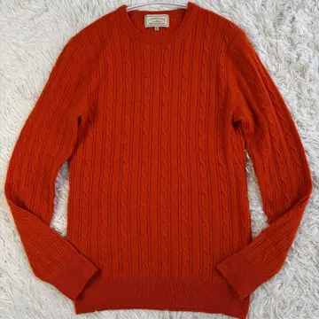 새상품급 그린라벨 캐시미어 100% 케이블 니트