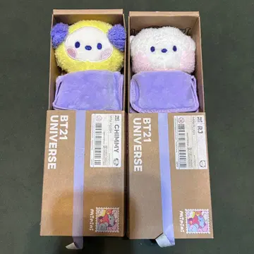 BT21 UNIVERSE CHIMMY RJ 봉제 인형 세트 minini