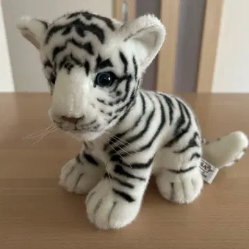 HANSA 봉제 인형 화이트 타이거 새끼 호랑이