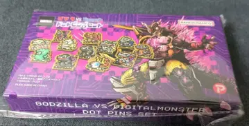 고질라 VS 디지털 몬스터 도트 핀즈 세트