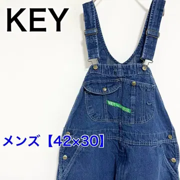 YBI56 [미국 수입] KEY 오버롤 [남성용 42 x 30] 데님