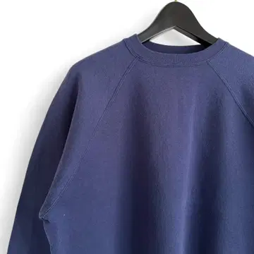 90s 빈티지 Hanes 무지 크루넥 맨투맨 네이비 E9