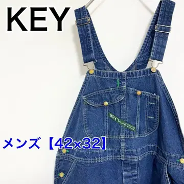 YBI55 [US 수입] KEY 오버롤 [남성용 42 x 32] 데님