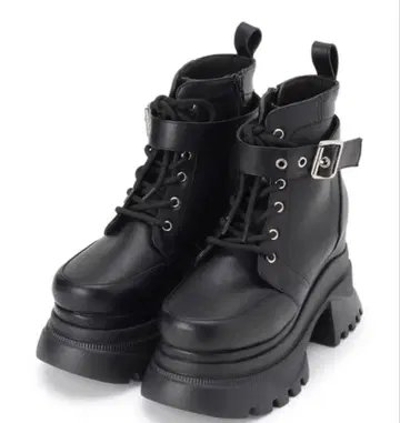 통굽 블랙 부츠 버클 포함 에스페란자